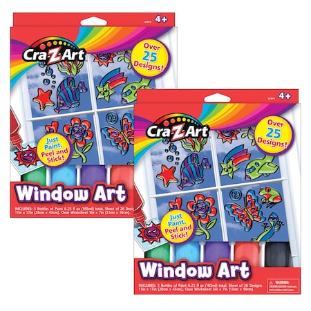 Cra-Z-Art Window Art Set, 2PK 124194